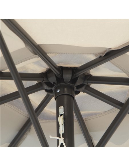 Outsunny 3(m) Tilting Parasol Garden Umbrellas, Outdoor Sun Shade with 8 Ribs, Tilt and Crank Handle for Balcony, Bench, Garden, - pic 49785 | FastDaddyshop