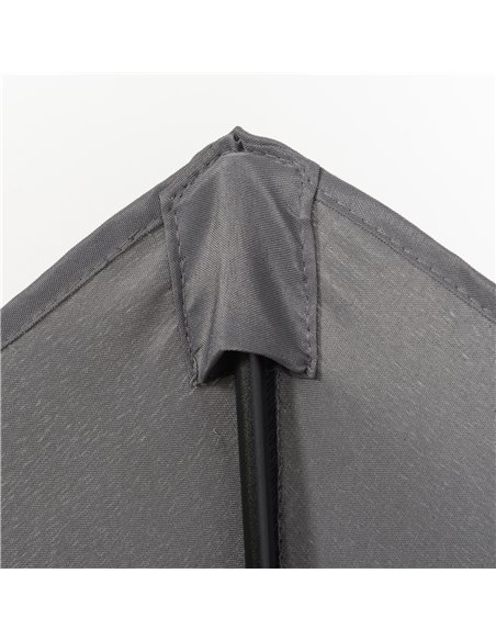 Outsunny 2m Patio Parasols Umbrellas, Outdoor Sun Shade with 6 Sturdy Ribs for Balcony, Bench, Garden, Dark Grey 84D-159CG - pic 49874 | FastDaddyshop