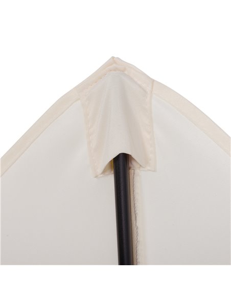 Outsunny 2m Patio Parasols Umbrellas, Outdoor Sun Shade with 6 Sturdy Ribs for Balcony, Bench, Garden, Cream White 84D-159 - pic 49884 | FastDaddyshop