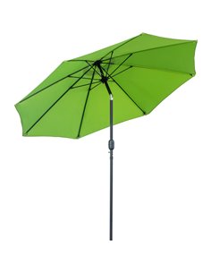 Outsunny 2.7M Patio Parasol Sun Umbrella, Light Green 84D-023YG
