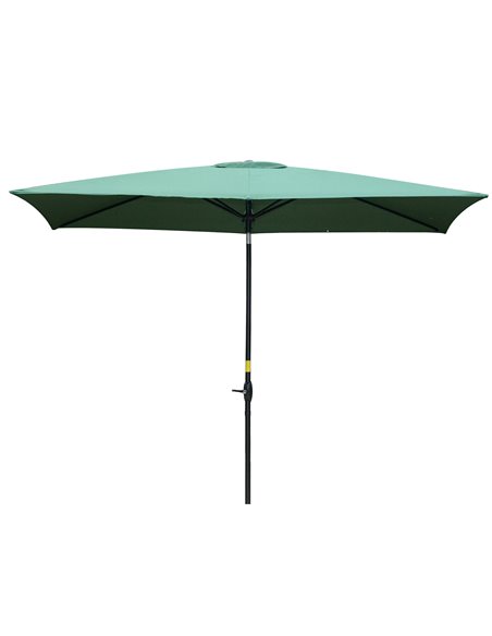 Outsunny 2 x 3m Rectangular Market Umbrella, Green 84D-158GN - pic 50047 | FastDaddyshop