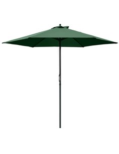 Outsunny 2.8m Patio Parasol Umbrella, Green 84D-067GN