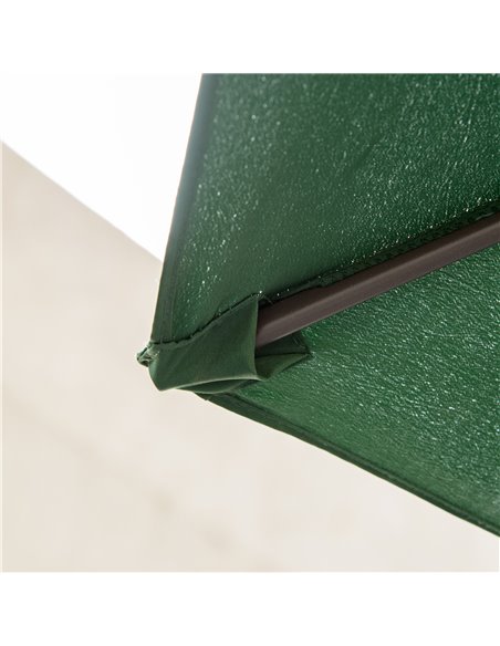 Outsunny 2.8m Patio Parasols Umbrellas Outdoor 6 Ribs Sunshade Canopy Manual Push Garden Backyard Furniture, Green 84D-067GN - pic 50100 | FastDaddyshop