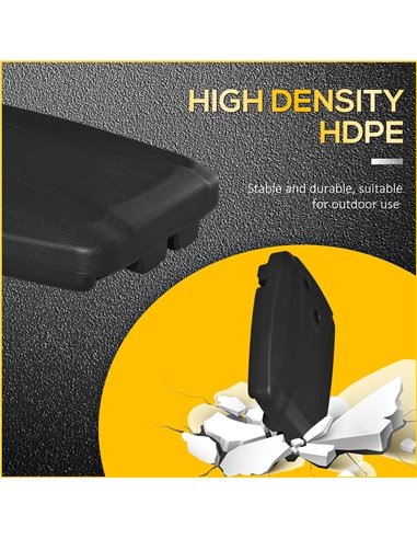 Outsunny 7kg Outdoor Umbrella Base Portable Umbrella Stand Weights for Cantilever Banana Parasol w/ Wheels, Water and Sand Fille