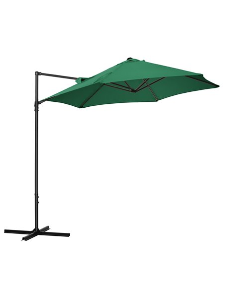 Outsunny 2.5M Garden Square Outdoor Umbrella, Green 84D-209V00GN - pic 50272 | FastDaddyshop