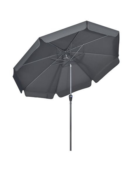Outsunny 2.7m Patio Parasol Garden Umbrella, Black 84D-157V00BK - pic 50515 | FastDaddyshop