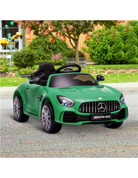 HOMCOM Compatible 12V Battery-powered 2 Motors Kids Electric Ride On Car GTR Toy with Parental Remote Control Music Lights MP3 f - pic 5067 | FastDaddyshop