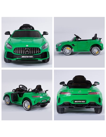 HOMCOM Compatible 12V Battery-powered 2 Motors Kids Electric Ride On Car GTR Toy with Parental Remote Control Music Lights MP3 f - pic 5073 | FastDaddyshop