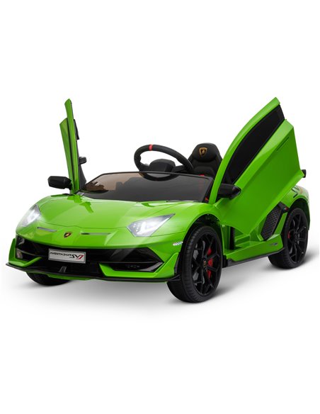 HOMCOM Compatible 12V Battery-powered Kids Electric Ride On Car Lamborghini Aventador Sports Racing Car Toy with Parental Remote - pic 5075 | FastDaddyshop