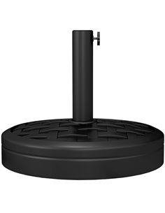 Outsunny 18kg Concrete Umbrella Parasol Base, Black 84D-274V00BK