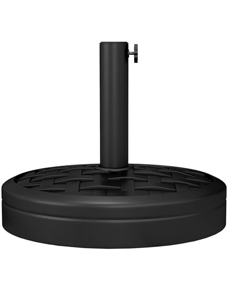 Outsunny 18kg Concrete Umbrella Parasol Base, Black 84D-274V00BK - pic 50812 | FastDaddyshop