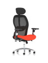 Sanderson II High Mesh Back Office Chair, Tabasco Orange KCUP1357