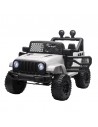 Homcom 2 Motors Kids Electric Car 12V Truck Off-road with Parental Remote Control, White