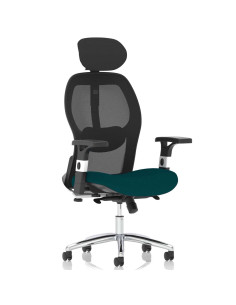 Sanderson II High Mesh Back Office Chair, Maringa Teal KCUP1361