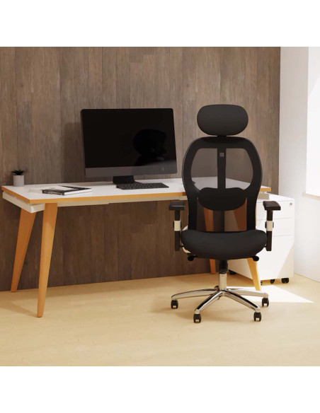 Sanderson II High Mesh Back Office Chair, Maringa Teal KCUP1361 - pic 50907 | FastDaddyshop