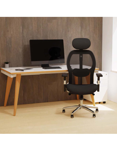 Sanderson II High Mesh Back Executive Office Chair, Black OP000244