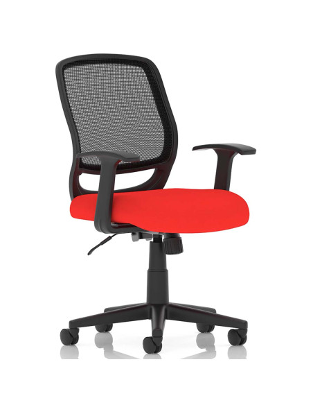 Mave Medium Mesh Back Office Desk Chair With Arms Bergamot Cherry KCUP1262 - pic 51034 | FastDaddyshop