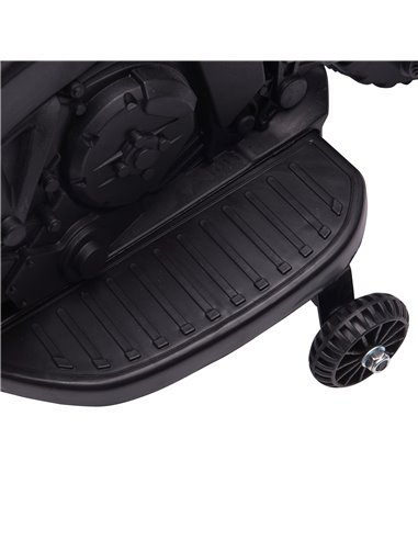HOMCOM Kids Electric Pedal Motorcycle Ride-On Toy Battery Powered Rechargeable 6V Realistic Sounds 3 km/h Max Speed for Girls Bo