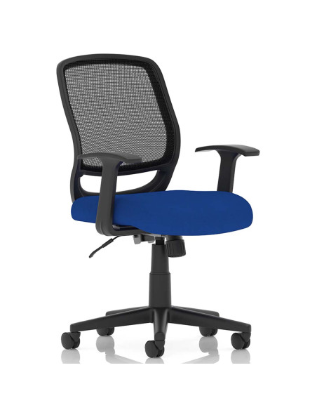 Mave Medium Mesh Back Office Desk Chair With Arms Stevia Blue KCUP1267 - pic 51064 | FastDaddyshop