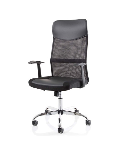 Vegalite Executive Mesh Office Chair With Arms Black EX000166