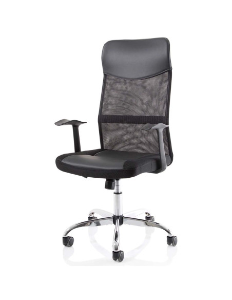 Vegalite Executive Mesh Office Chair With Arms Black EX000166 - pic 51084 | FastDaddyshop