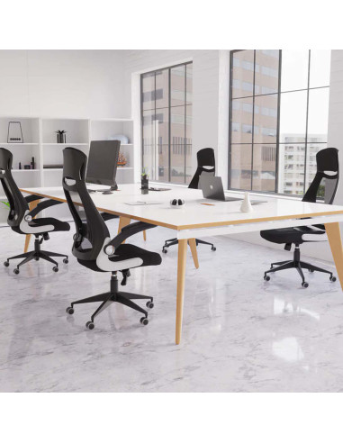 Saturn High Back Executive Home Office Chair With Arms Black EX000241