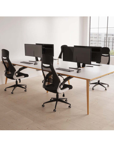 Saturn High Back Executive Home Office Chair With Arms Black EX000241