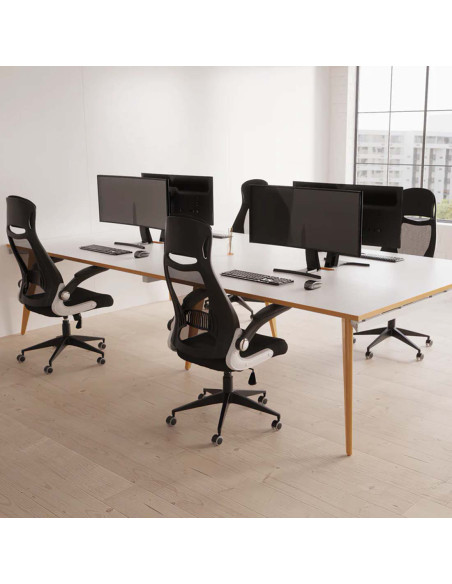 Saturn High Back Executive Home Office Chair With Arms Black EX000241 - pic 51100 | FastDaddyshop