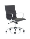 Nola Medium Back Soft Bonded Leather Executive Office Chair Black OP000225