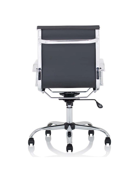 Nola Medium Back Soft Bonded Leather Executive Office Chair Black OP000225 - pic 51126 | FastDaddyshop