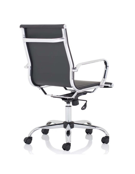 Nola Medium Back Soft Bonded Leather Executive Office Chair Black OP000225 - pic 51127 | FastDaddyshop