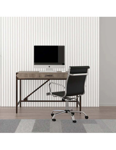 Nola Medium Back Soft Bonded Leather Executive Office Chair Black OP000225