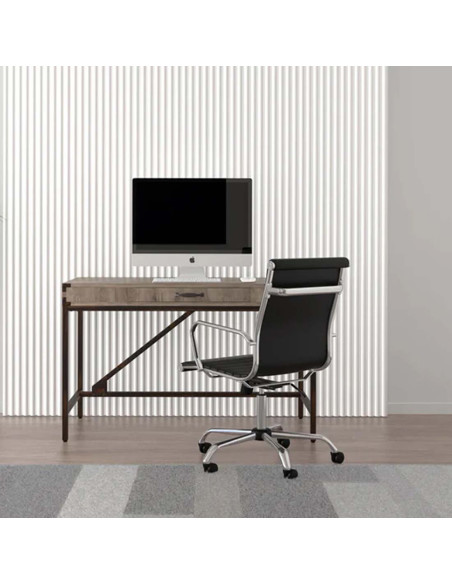 Nola Medium Back Soft Bonded Leather Executive Office Chair Black OP000225 - pic 51129 | FastDaddyshop