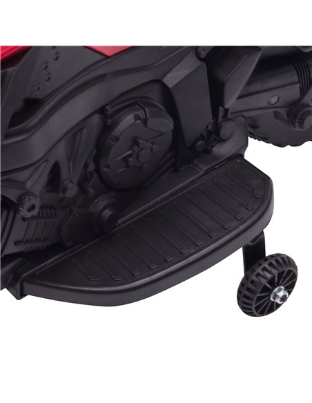 HOMCOM Kids Electric Pedal Motorcycle Ride-On Toy Battery Powered Rechargeable 6V Realistic Sounds 3 km/h Max Speed for Girls Bo - pic 5113 | FastDaddyshop