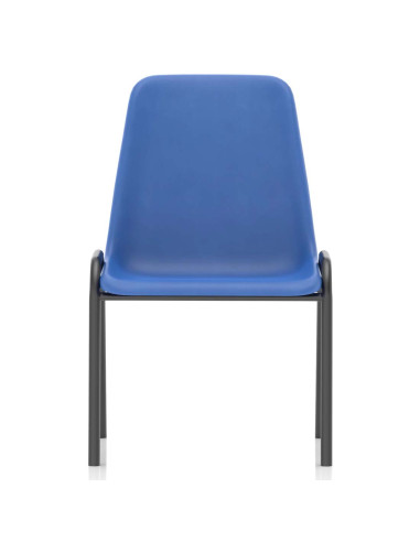 Polly Medium Back Stacking Polypropylene Visitor Office Chair Blue BR000203
