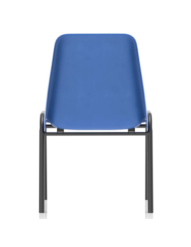 Polly Medium Back Stacking Polypropylene Visitor Office Chair Blue BR000203