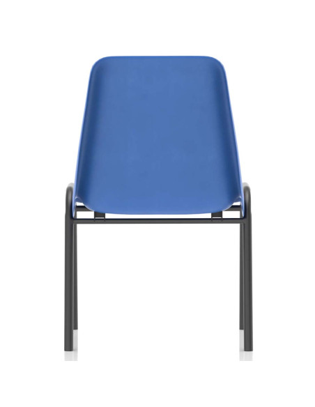 Polly Medium Back Stacking Polypropylene Visitor Office Chair Blue BR000203 - pic 51160 | FastDaddyshop