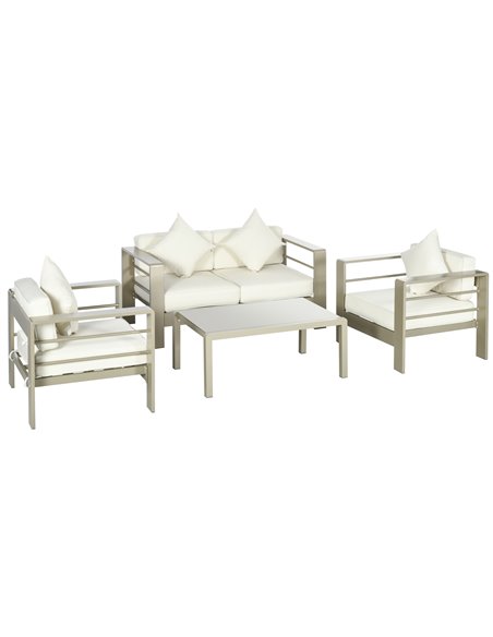 Outsunny 4 Pieces Outdoor Garden Furniture Set, Champagne Gold 84G-148V70GD - pic 51237 | FastDaddyshop