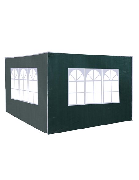 Outsunny 3 Meters Canopy Gazebo Marquee Replacement Exchangeable Side Panel Wall Panels Walls (Green) 01-0202 - pic 51387 | FastDaddyshop