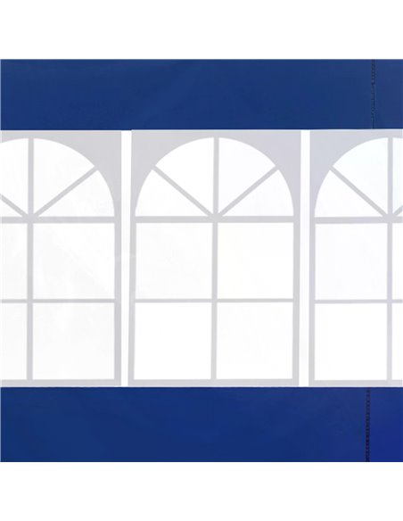 Outsunny 3m Gazebo with Exchangeable Side Panels, Window Feature, Outdoor Event Shelter, Blue 01-0208 - pic 51405 | FastDaddyshop