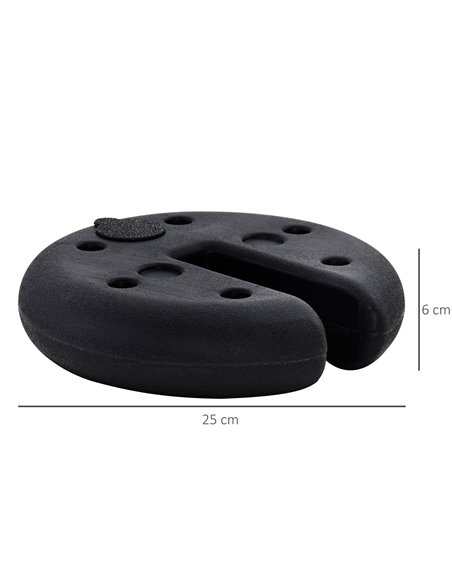 Outsunny Gazebo Tent Sand Leg Weights, Sand Fillable Set of 4 PCs, Marquee Party Tent Canopy Accessory 84C-085 - pic 51455 | FastDaddyshop