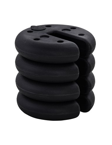 Outsunny Gazebo Tent Sand Leg Weights, Sand Fillable Set of 4 PCs, Marquee Party Tent Canopy Accessory 84C-085