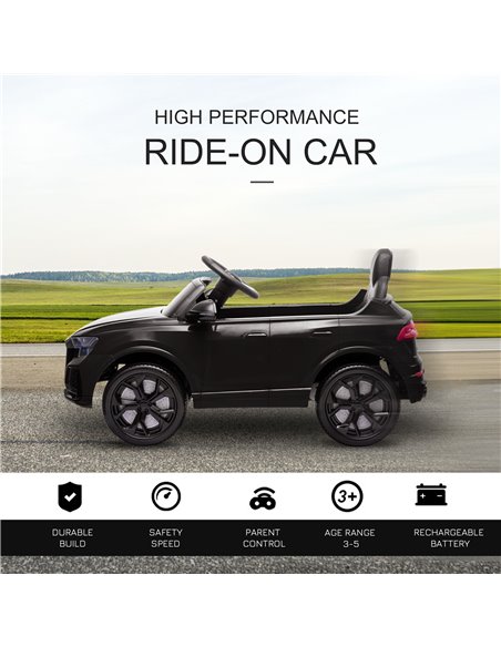 HOMCOM Compatible 6V Battery-powered Kids Electric Ride On Car Audi RS Q8 Toy with Parental Remote Control Music Lights USB MP3  - pic 5156 | FastDaddyshop