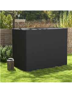 Outsunny 3-Seat Outdoor Garden Swing Chair Protective Cover, Dark Grey 84B-577V00CG 2