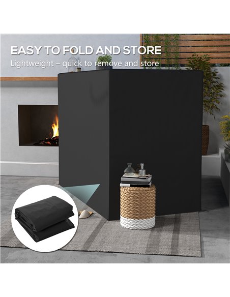 Outsunny 3-Seat Outdoor Garden Swing Chair Protective Cover Water UV Resistant, 240L x 133Wcm, Dark Grey 84B-577V00CG - pic 51575 | FastDaddyshop