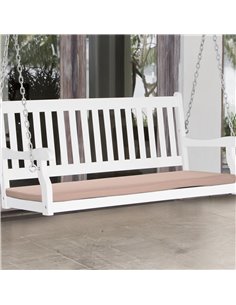 Outsunny Replacement Cushion for 2-Seater Swing Chair, Beige 84B-387BG 2