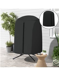 Outsunny Hanging Egg Chair Cover, Single Swing Chair Cover, Black 84A-334V00BK 2
