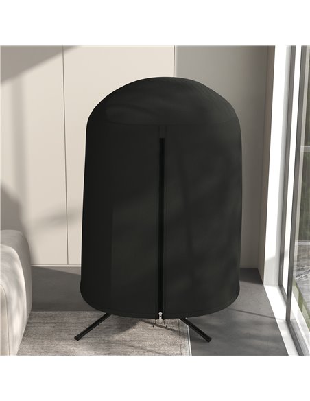 Outsunny Hanging Egg Chair Cover, Single Swing Chair Cover, Waterproof Anti-dust Furniture Protector with Zipper, 420D Oxford Fa - pic 51758 | FastDaddyshop