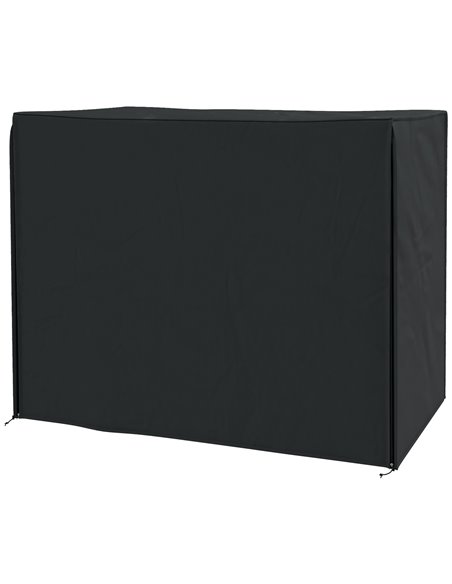 Outsunny Three- Seater Swing Chair Weatherproof Cover, Black 84A-335V00BK - pic 51795 | FastDaddyshop