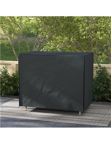 Outsunny 220 x 125cm Three- Seater Swing Chair Weatherproof Cover 84A-335V00BK